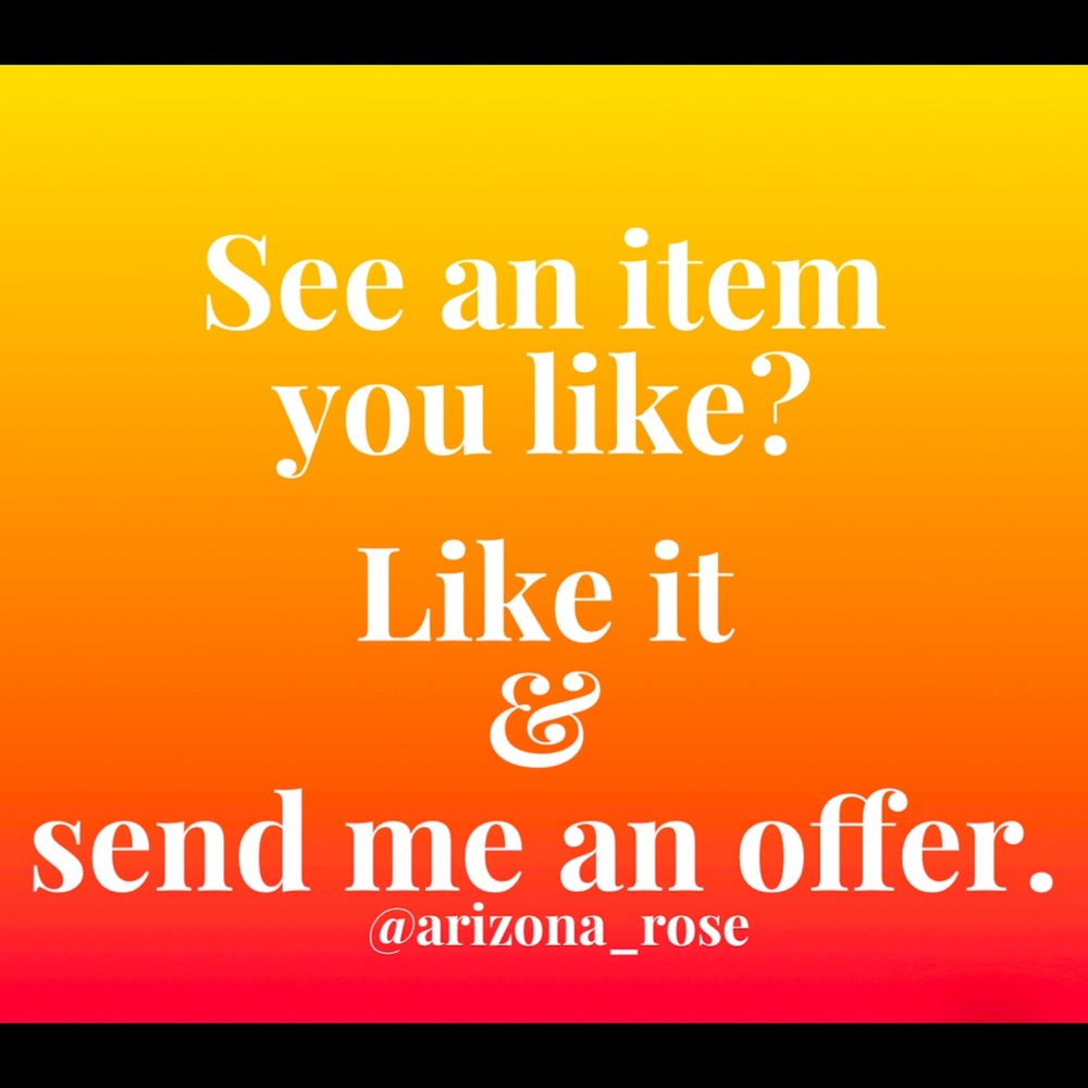 Accepting all reasonable offers!